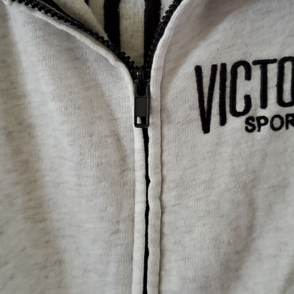 Victoria Sport Hooded Zip Front Sweatshirt - Picture 6 of 6